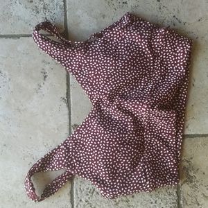 Vineyard red bossy print monarch bra